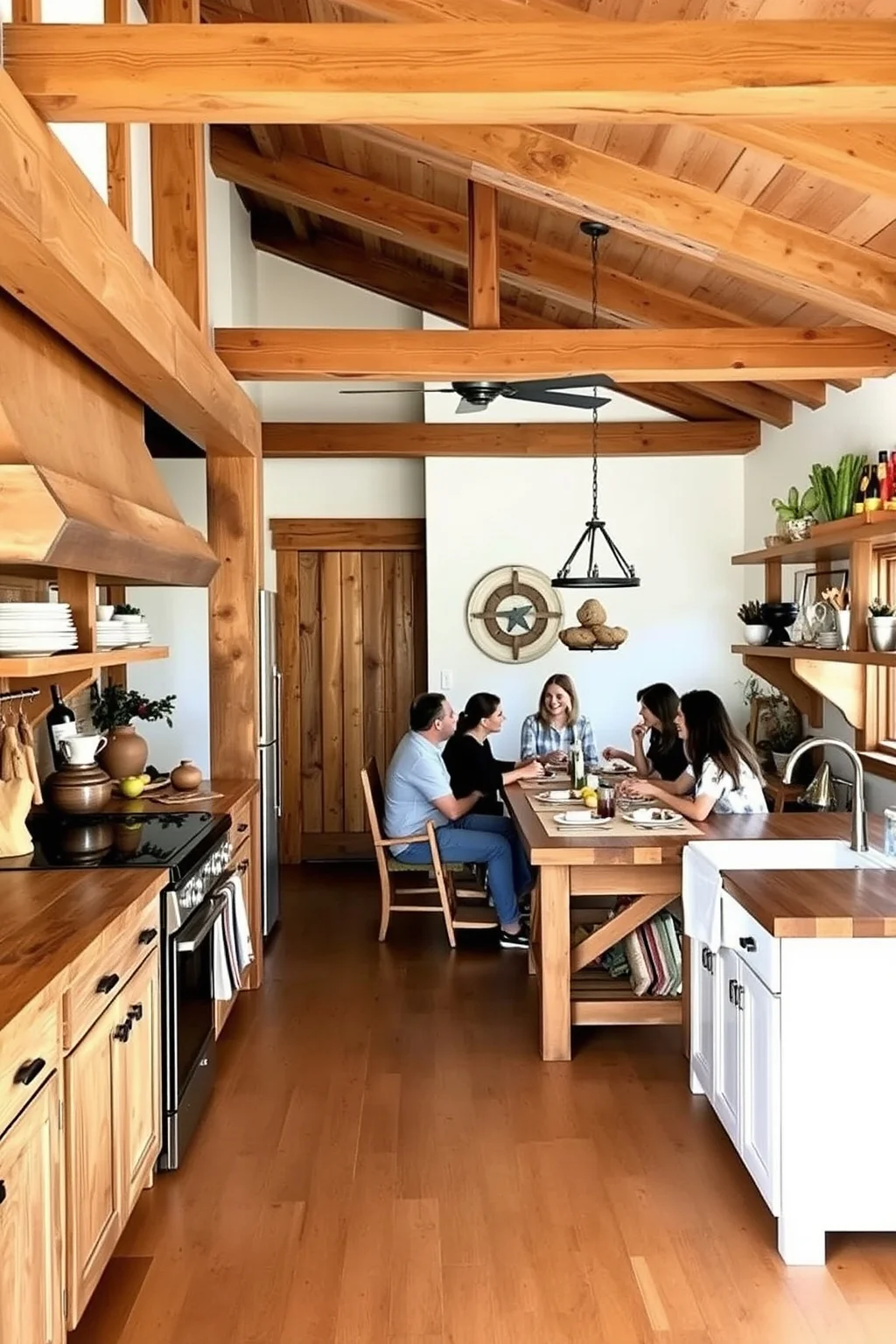 8. Natural Wood Accents