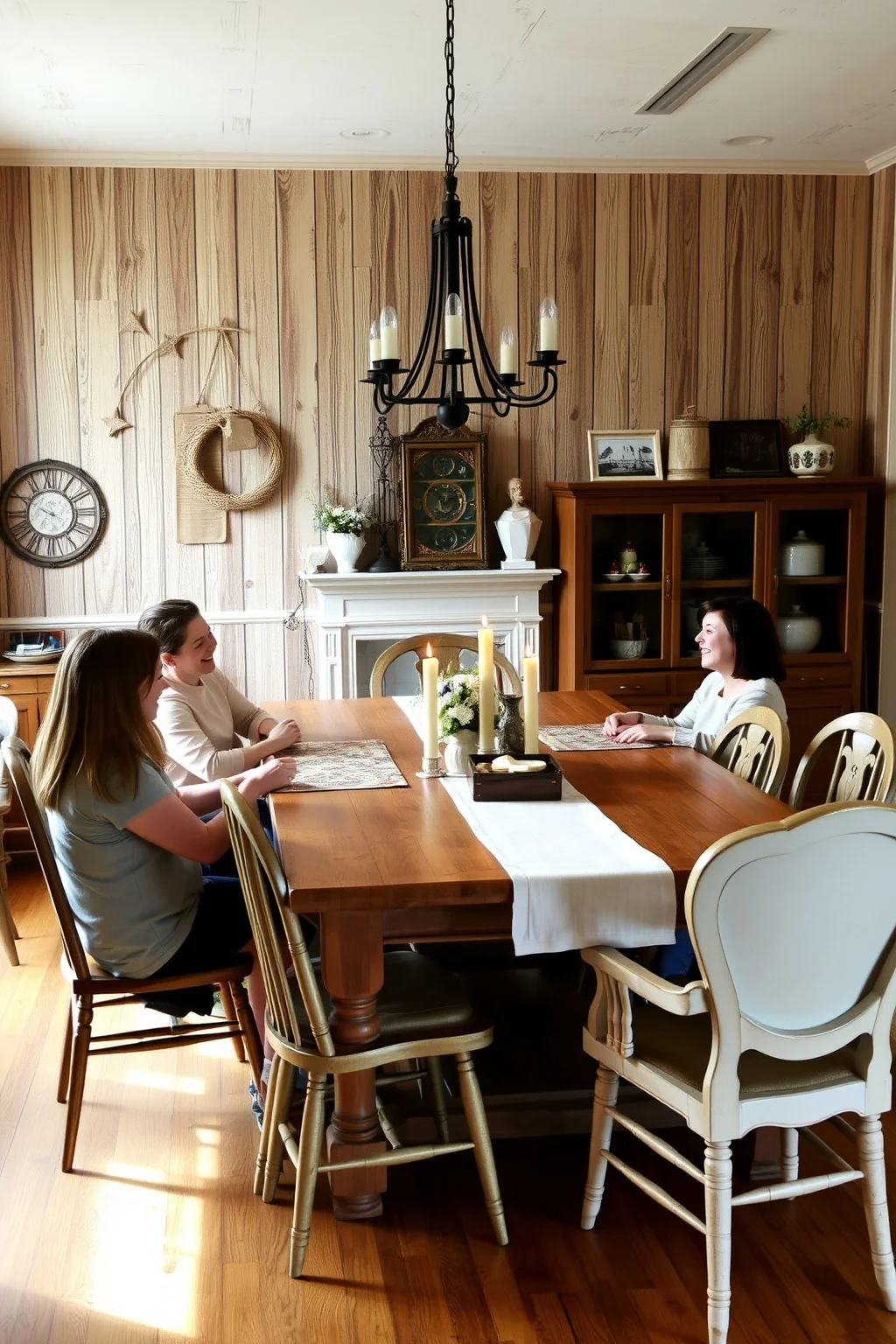 8. Rustic Wood Paneling
