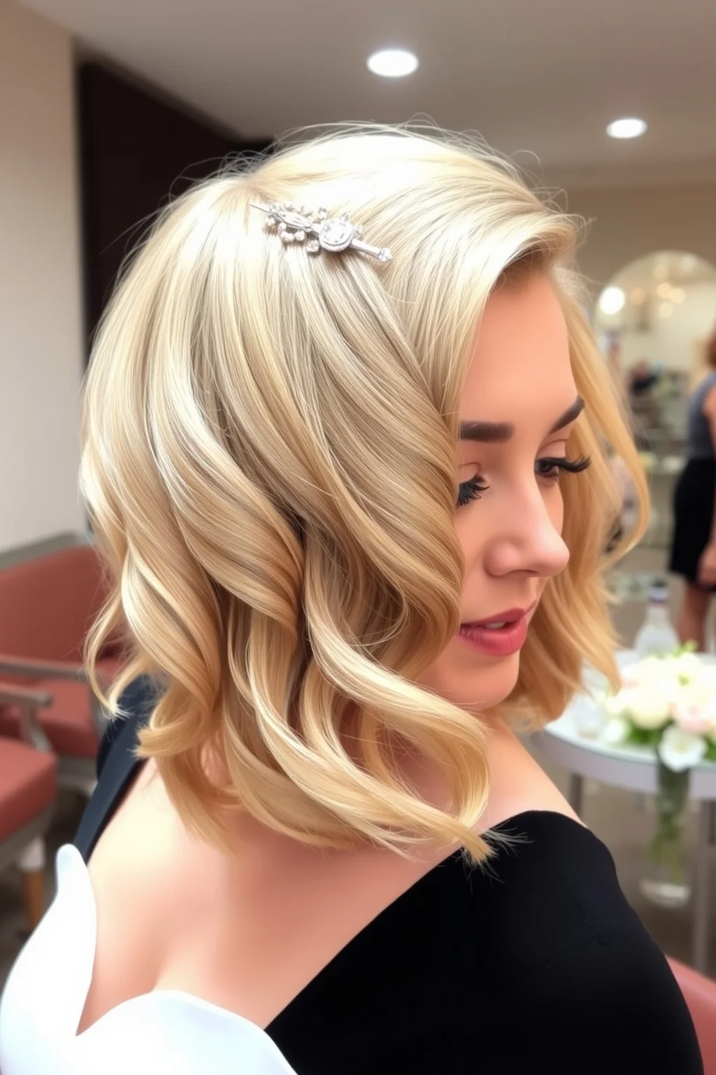 8. Side-Swept Bob