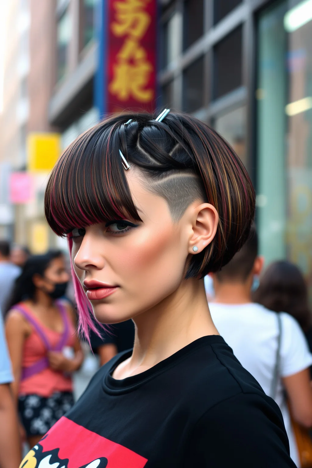 9. Bob with Undercut