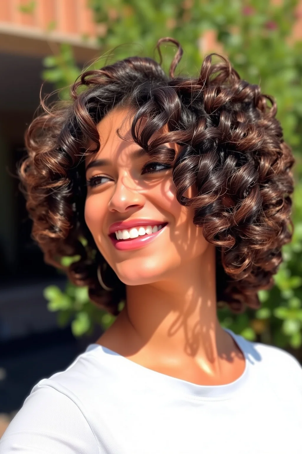 9. Curly Layered Cut