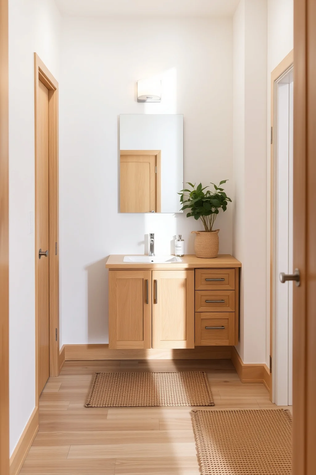 1. Light Wood Accents
