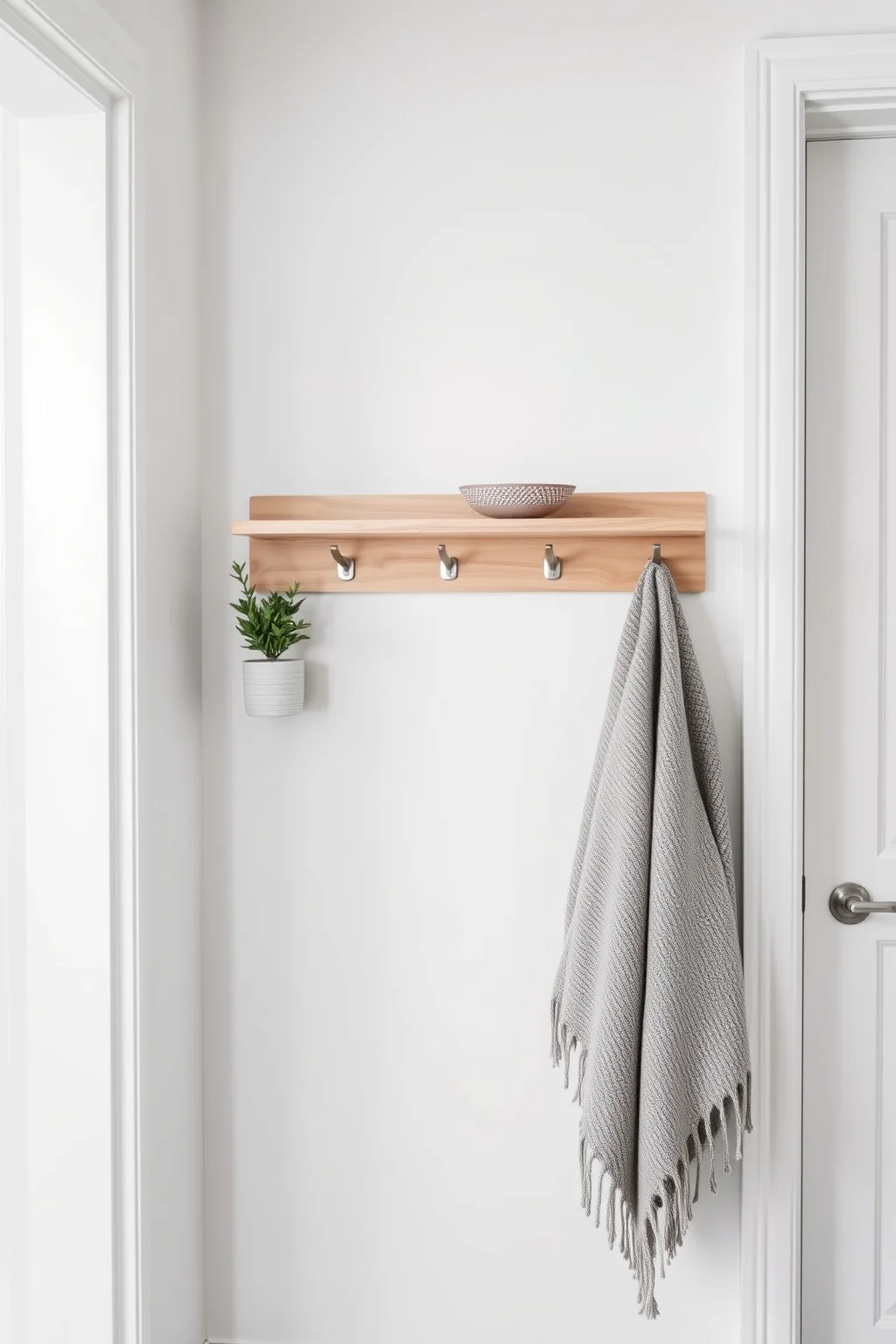 1. Minimalist Coat Rack