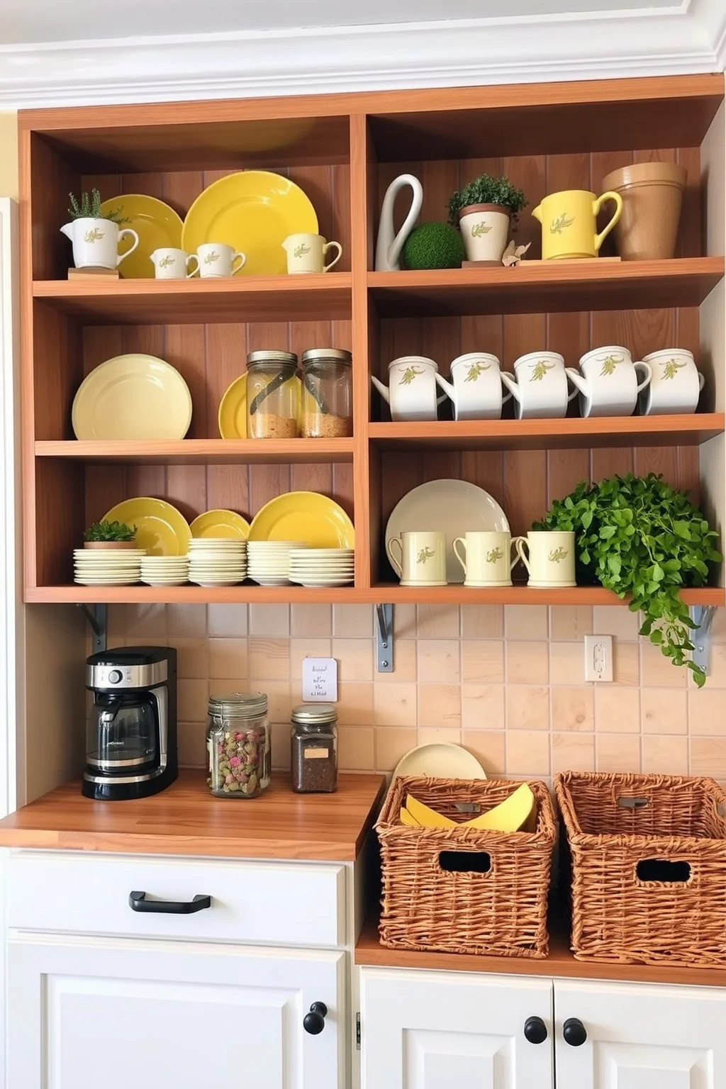 1. Open Shelving