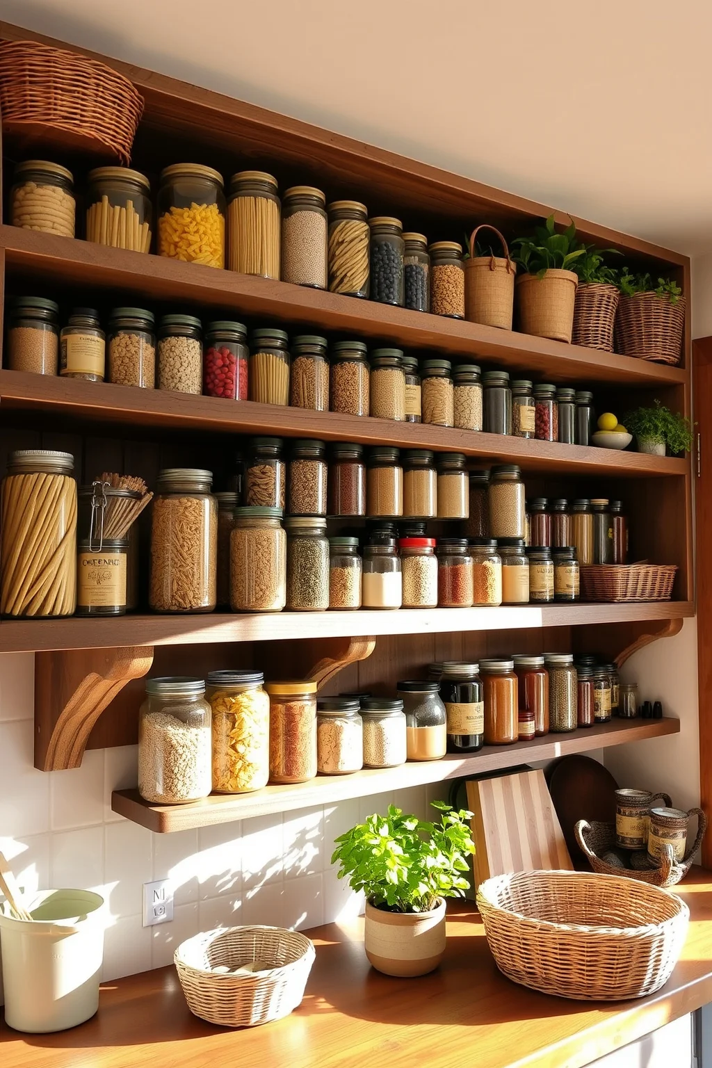 1. Open Shelving