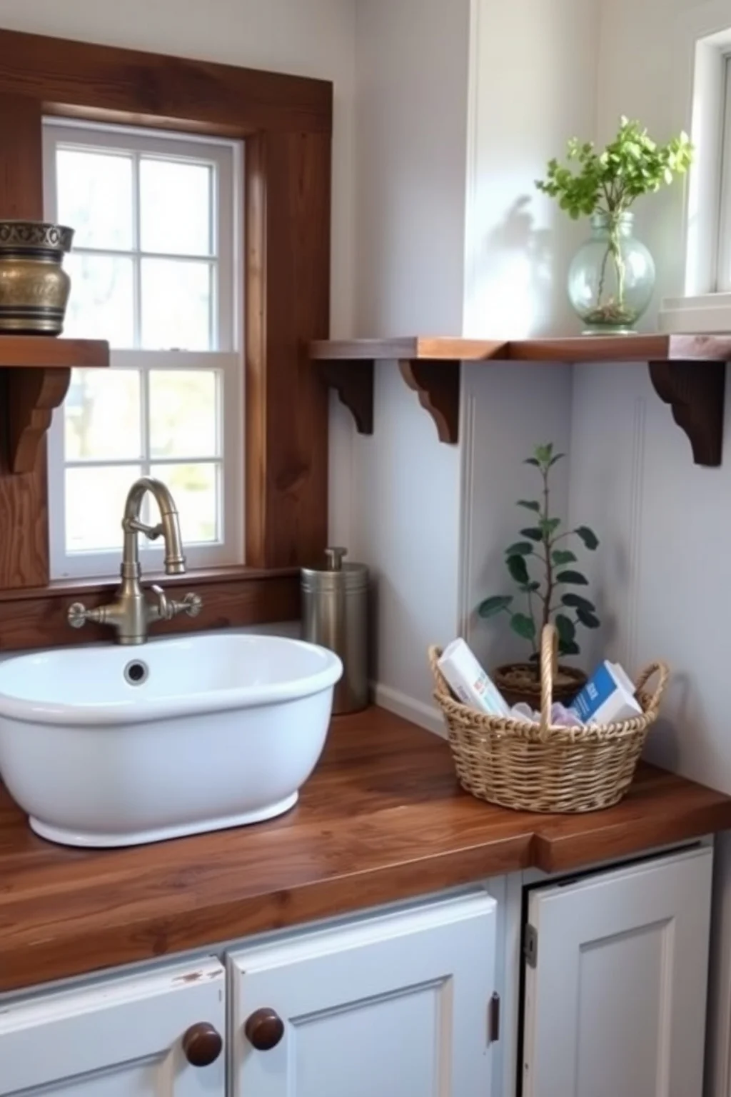 1. Vintage Farmhouse Sink