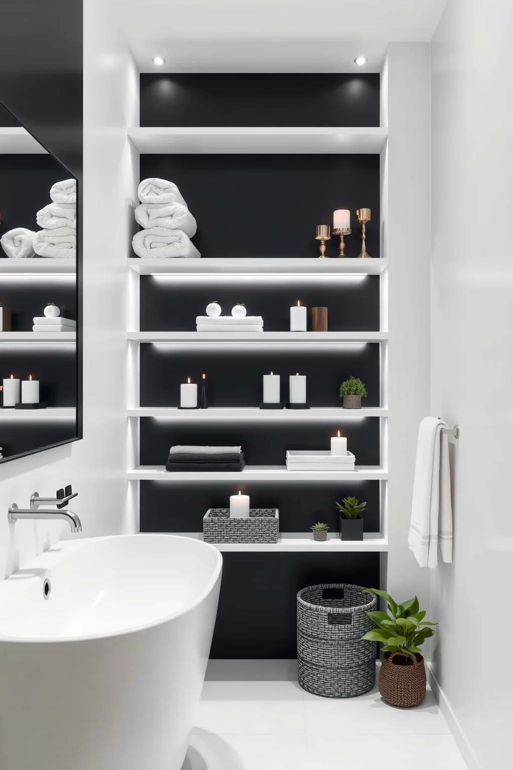 10. Minimalist Shelves