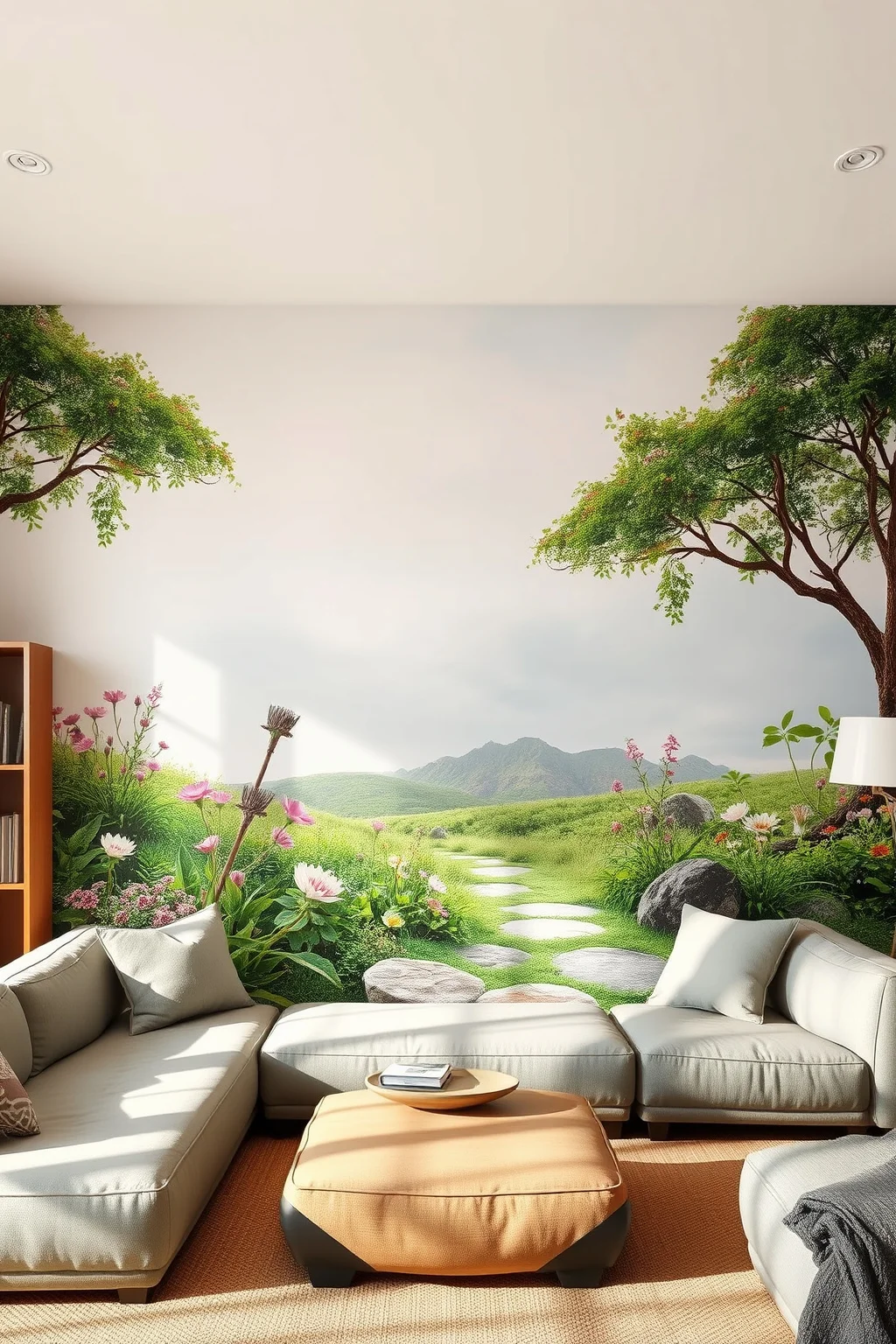 10. Nature-Inspired Mural