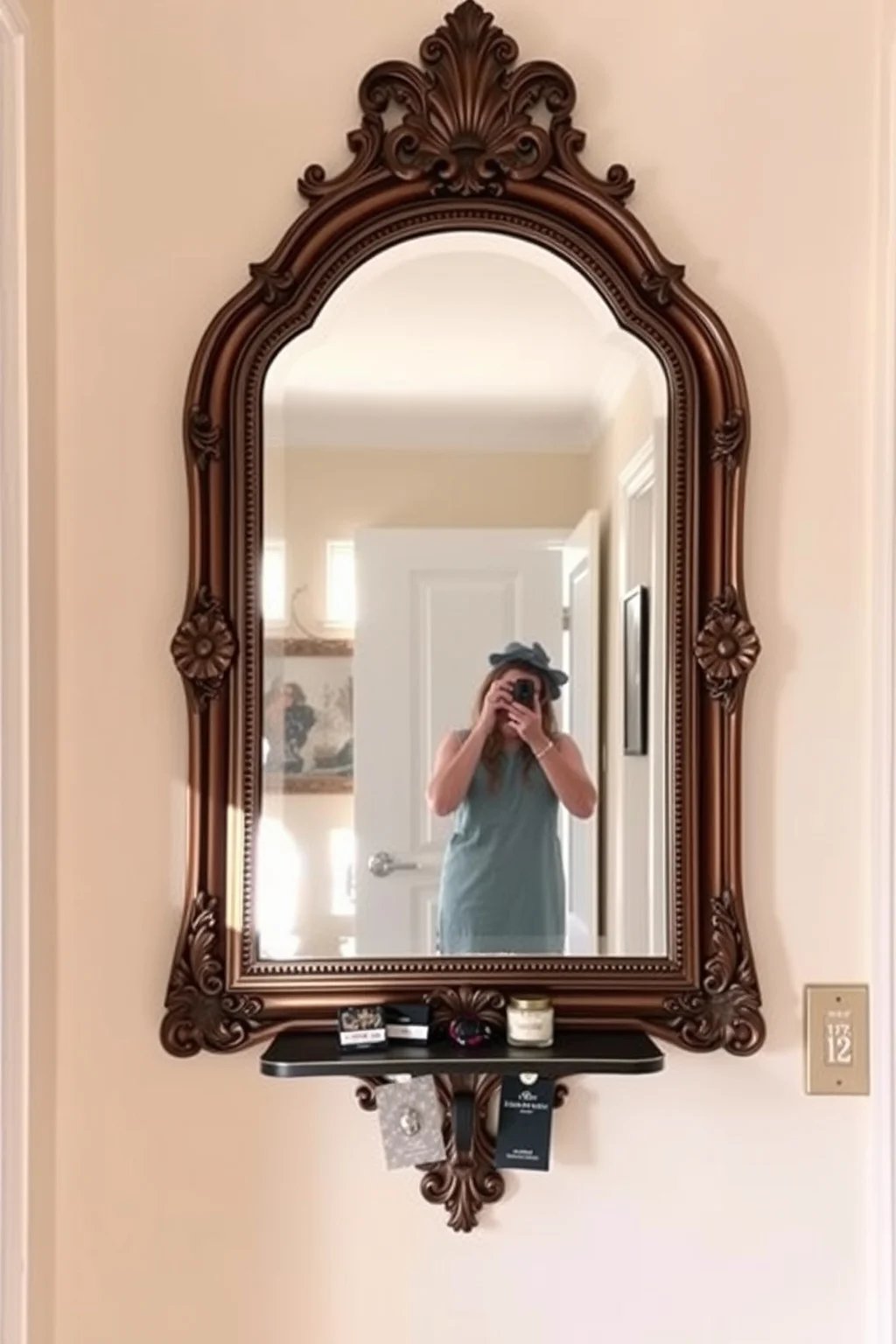 11. Charming Entryway Mirror