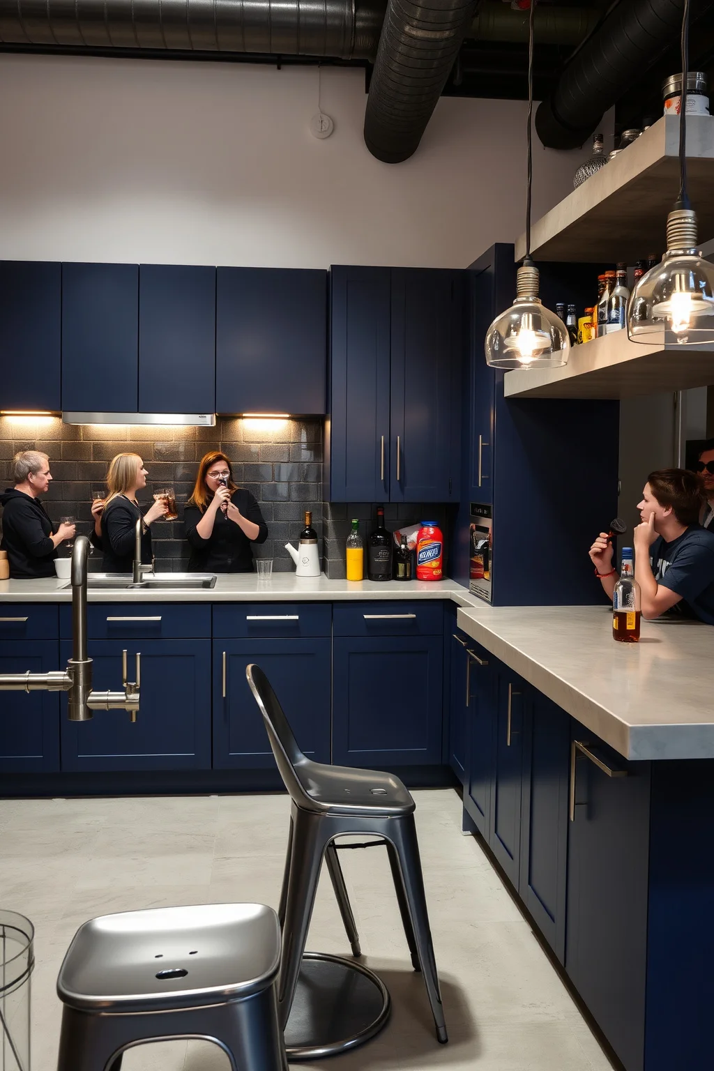 11. Navy with Industrial Accents
