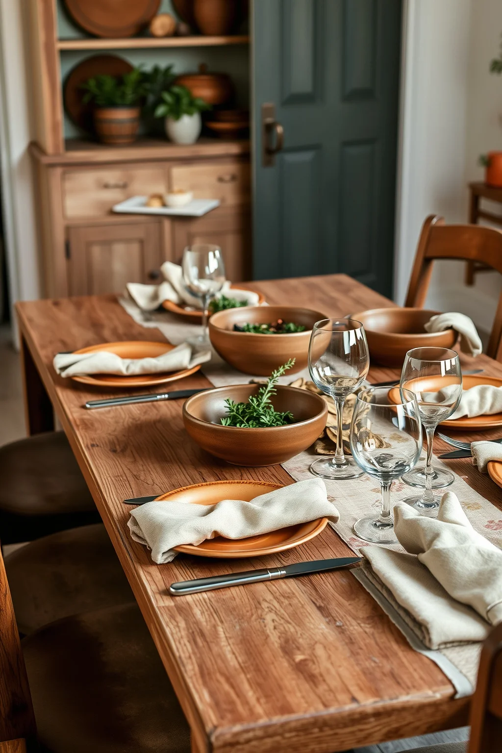 11. Rustic Tableware