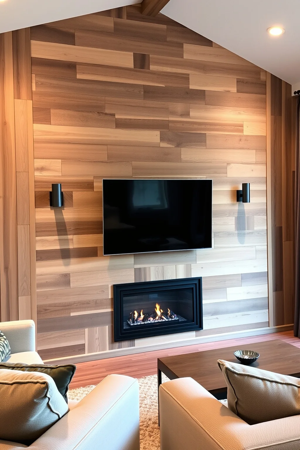 11. Rustic Wood Paneling