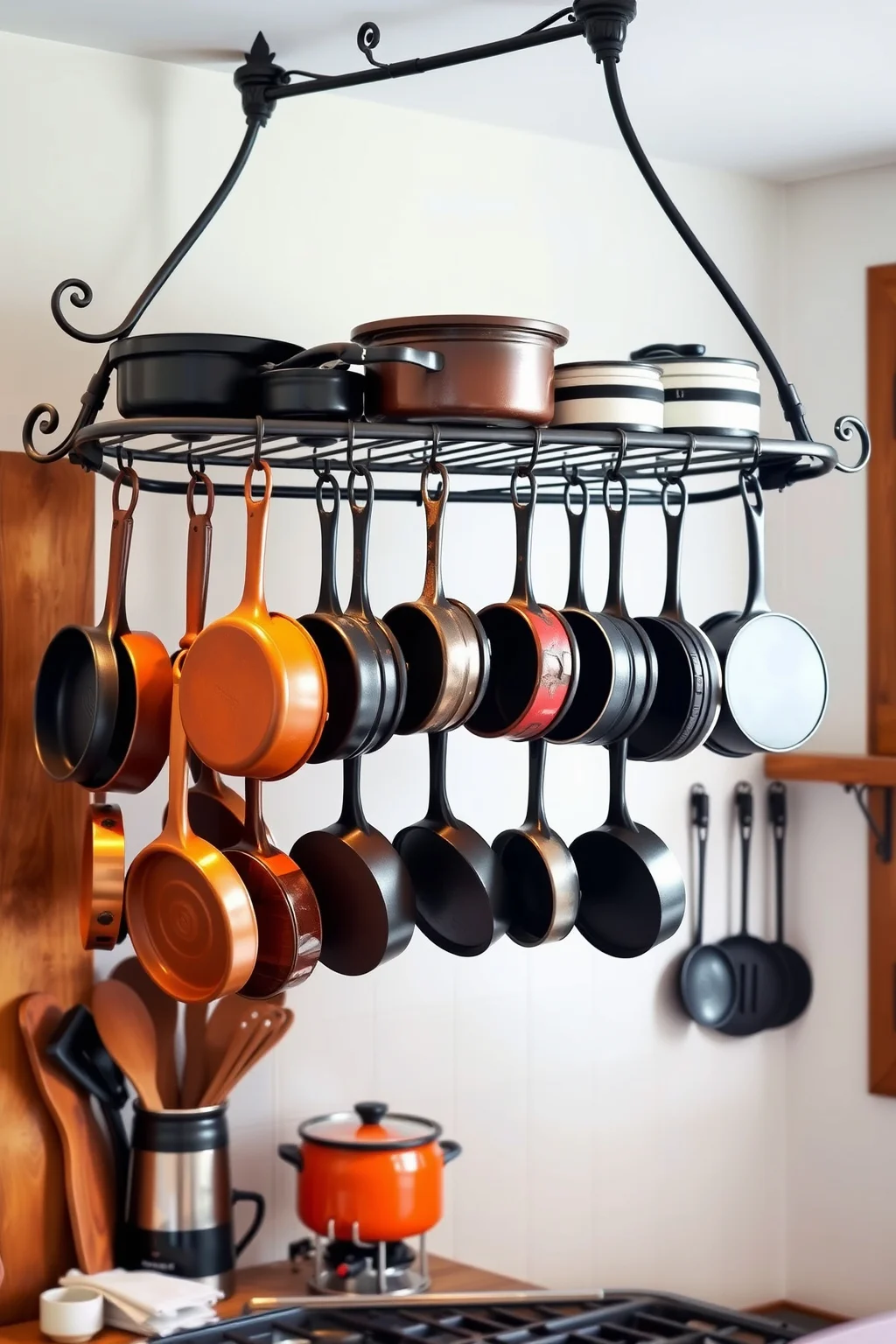 12. Classic Cookware Display