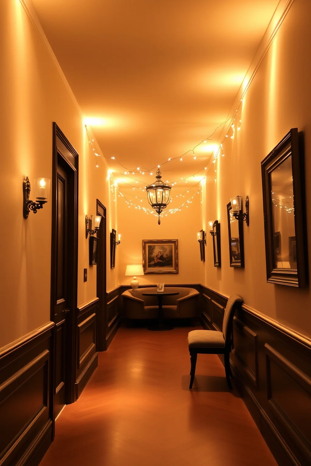 12. Warm Lighting Accents