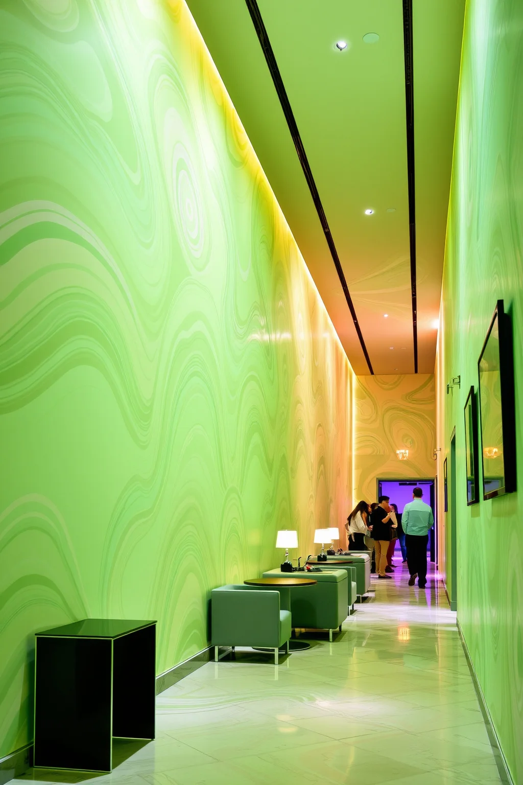 13. Abstract Art-Inspired Wallpaper