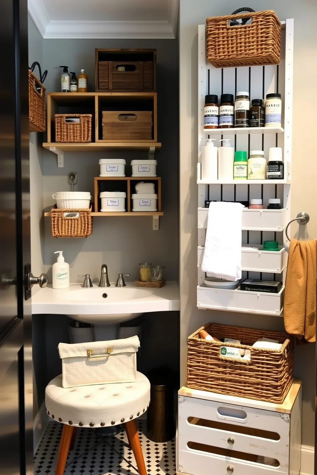 13. Creative Storage Solutions