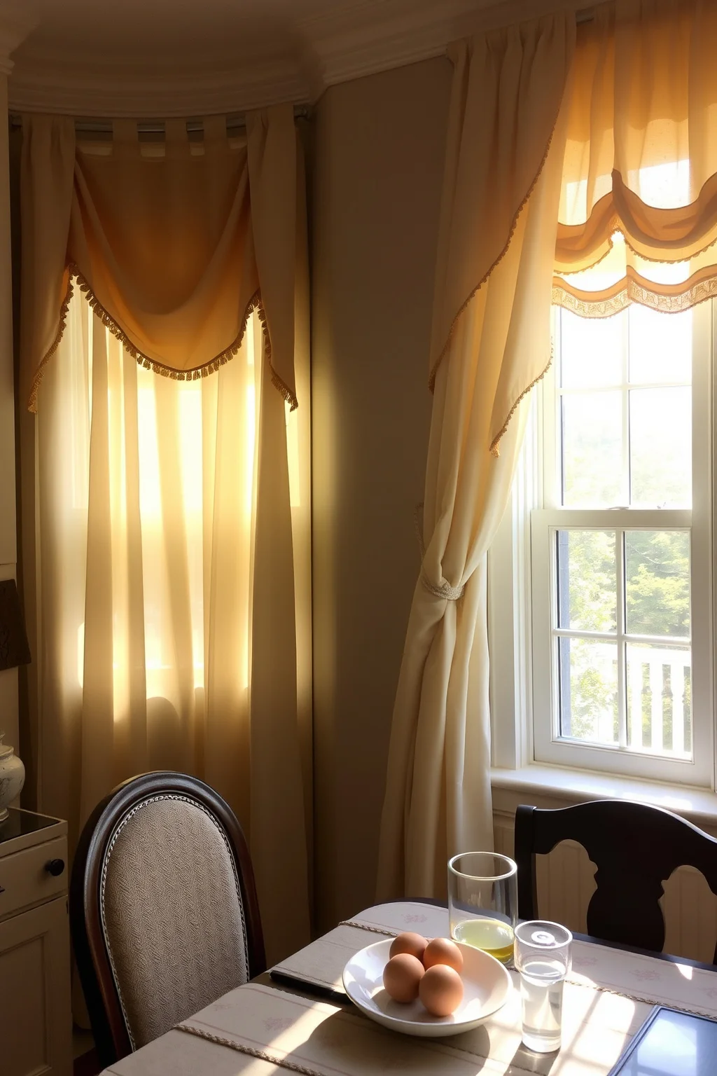 13. Elegant Window Treatments