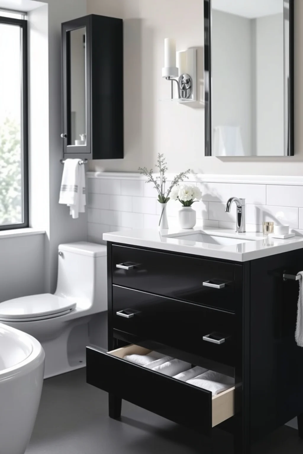 13. Monochrome Vanity