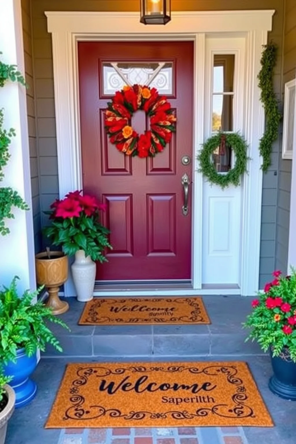 13. Personalized Welcome Mat