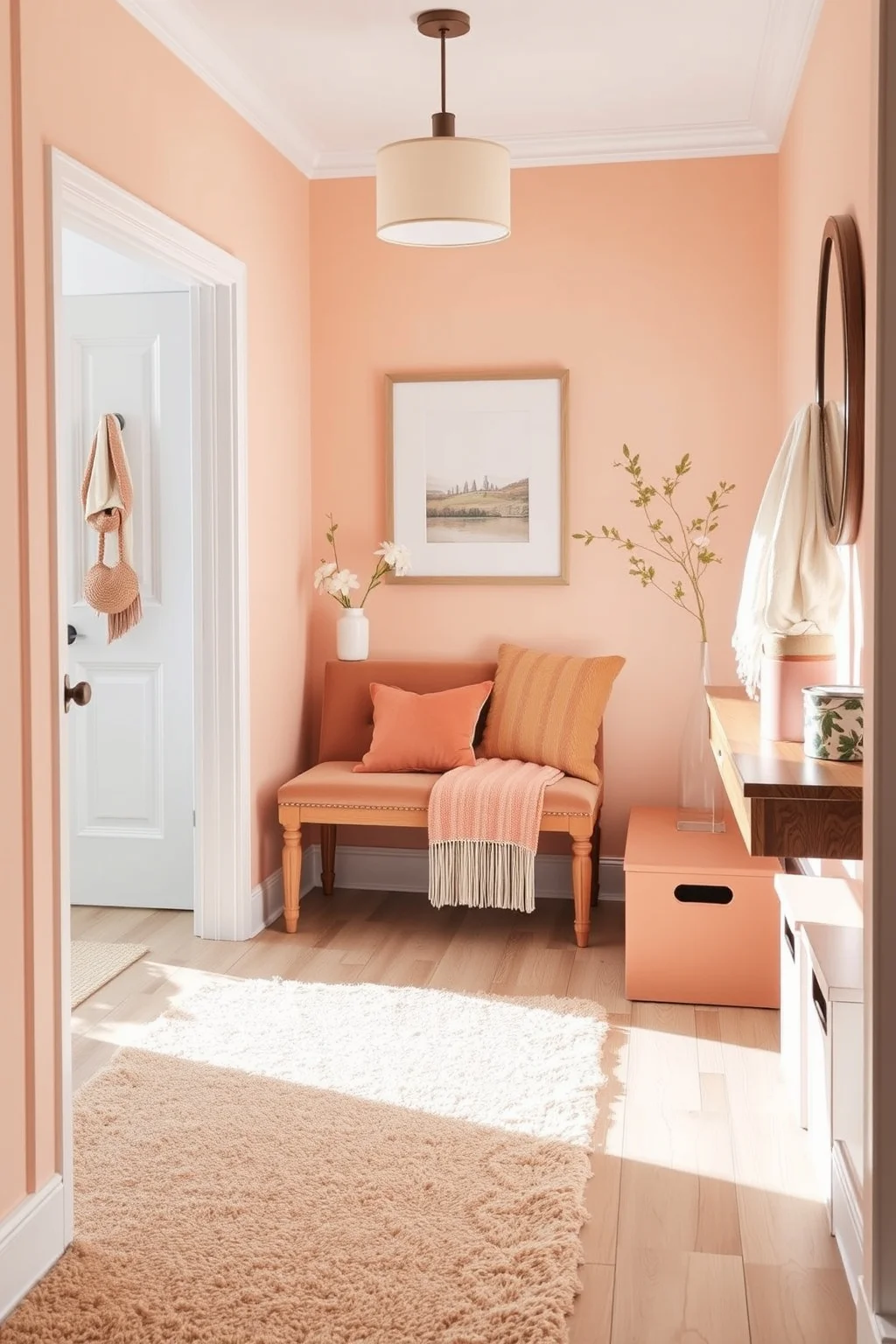 13. Subtle Peach Tones