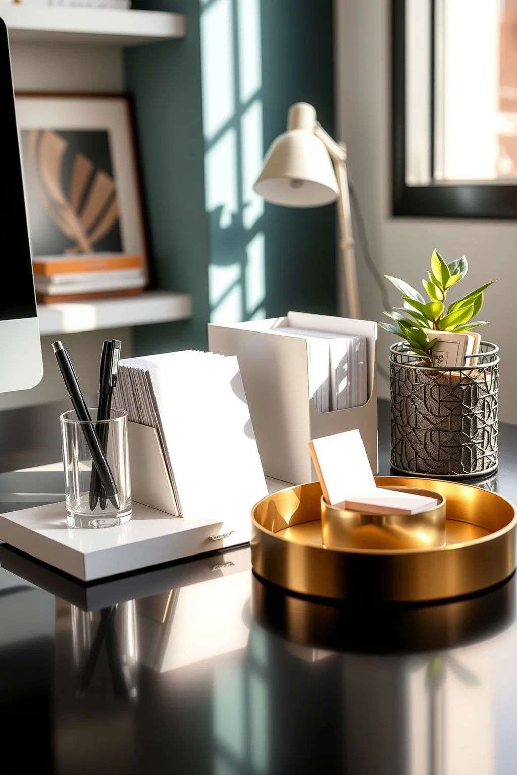 14. Organized Desk Accessories