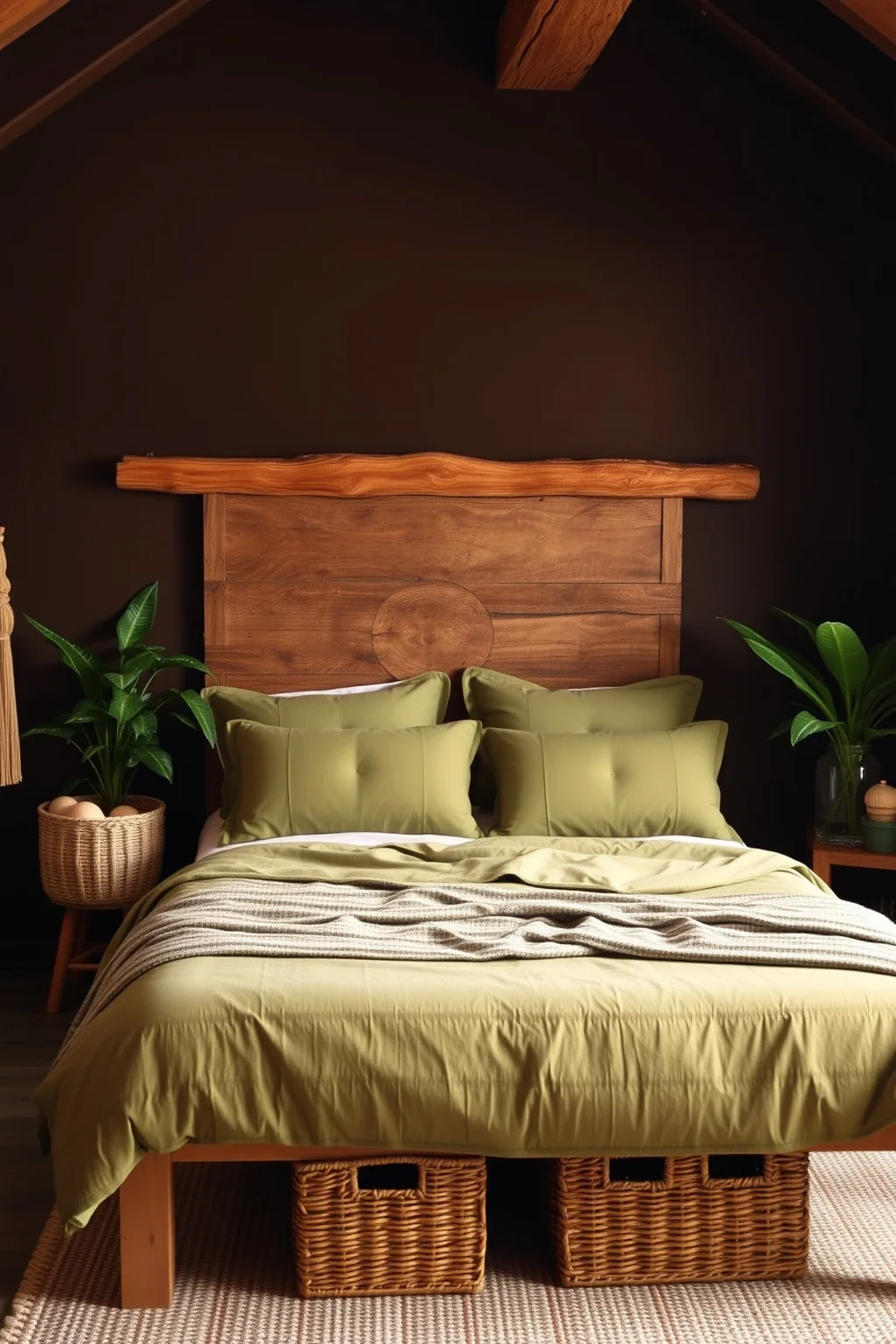 14. Rustic Brown and Green