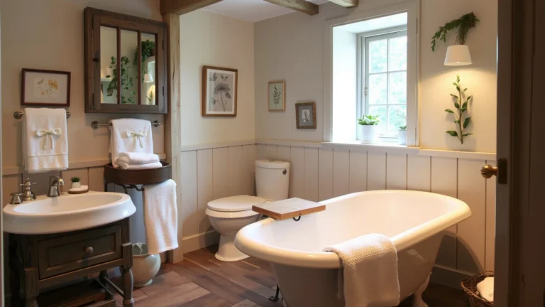 15 Cottage Bathroom Ideas Full of Cozy Charm