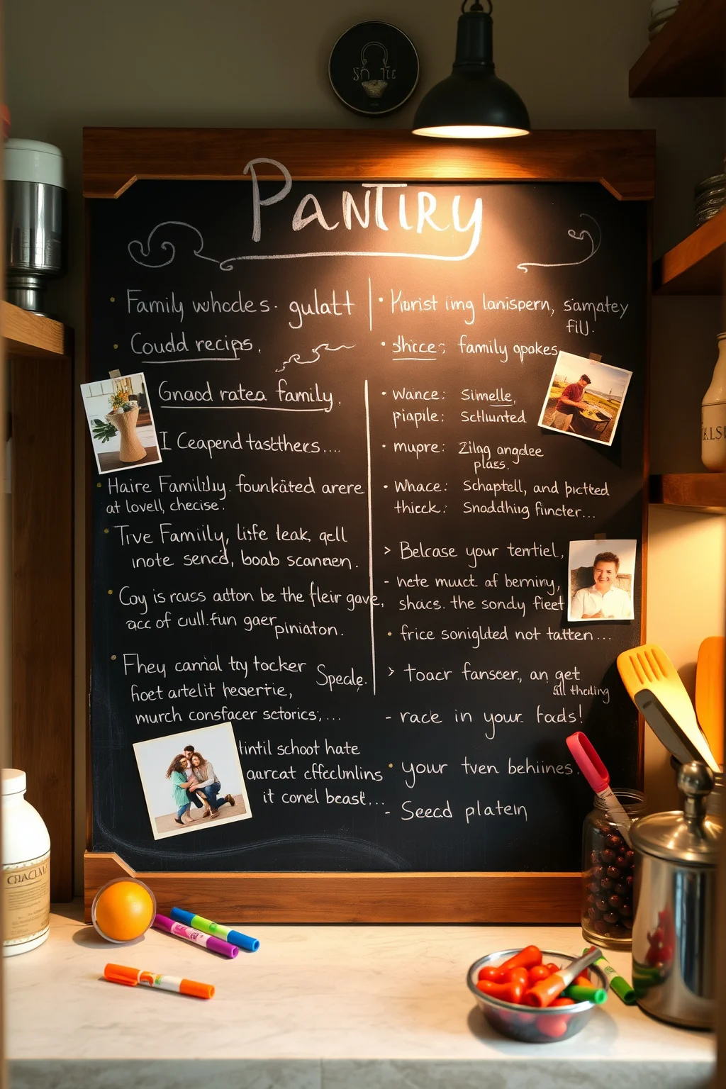 15. Family Recipe Board