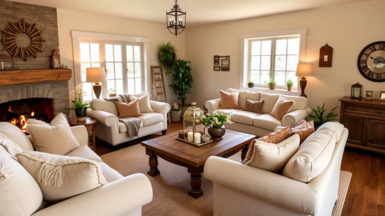 15 Farmhouse Living Room Ideas for a Warm Cozy Home