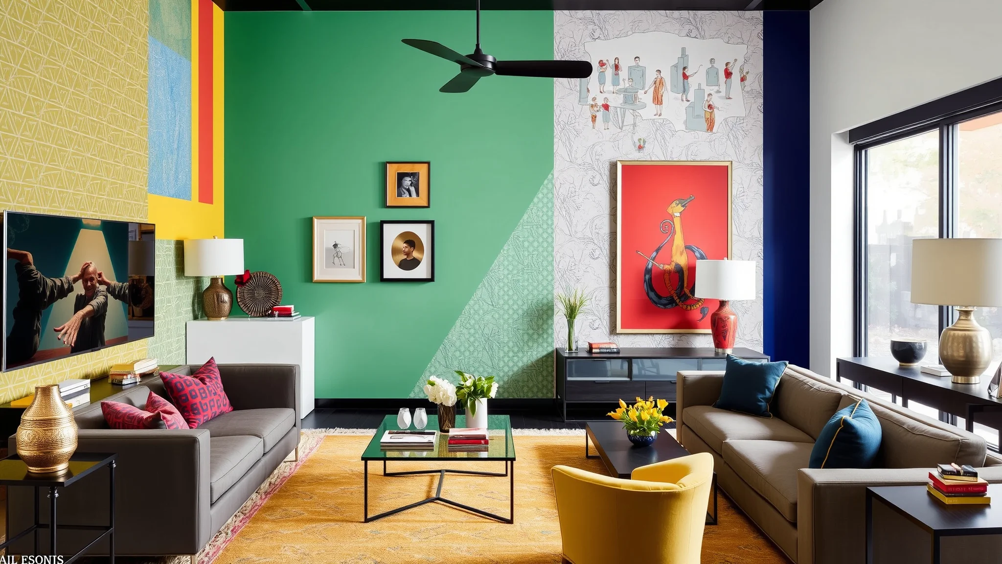 15 Living Room Accent Wall Ideas That Make a Statement