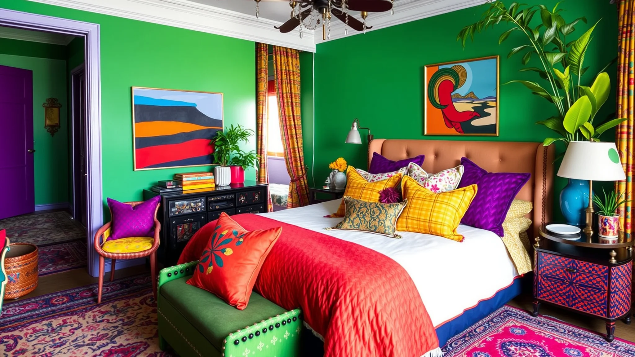 15 Maximalist Bedroom Ideas Bursting With Color and Style