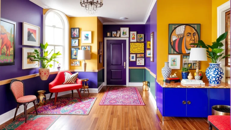 15 Maximalist Entryway Ideas Full of Color and Personality