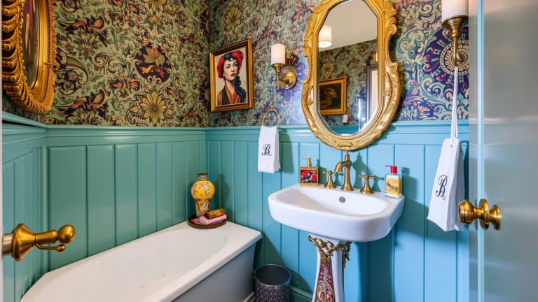 15 Maximalist Powder Room Ideas Full of Bold Character