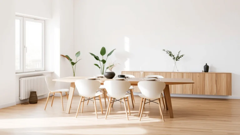 15 Minimalist Dining Room Ideas for a Clean Modern Look