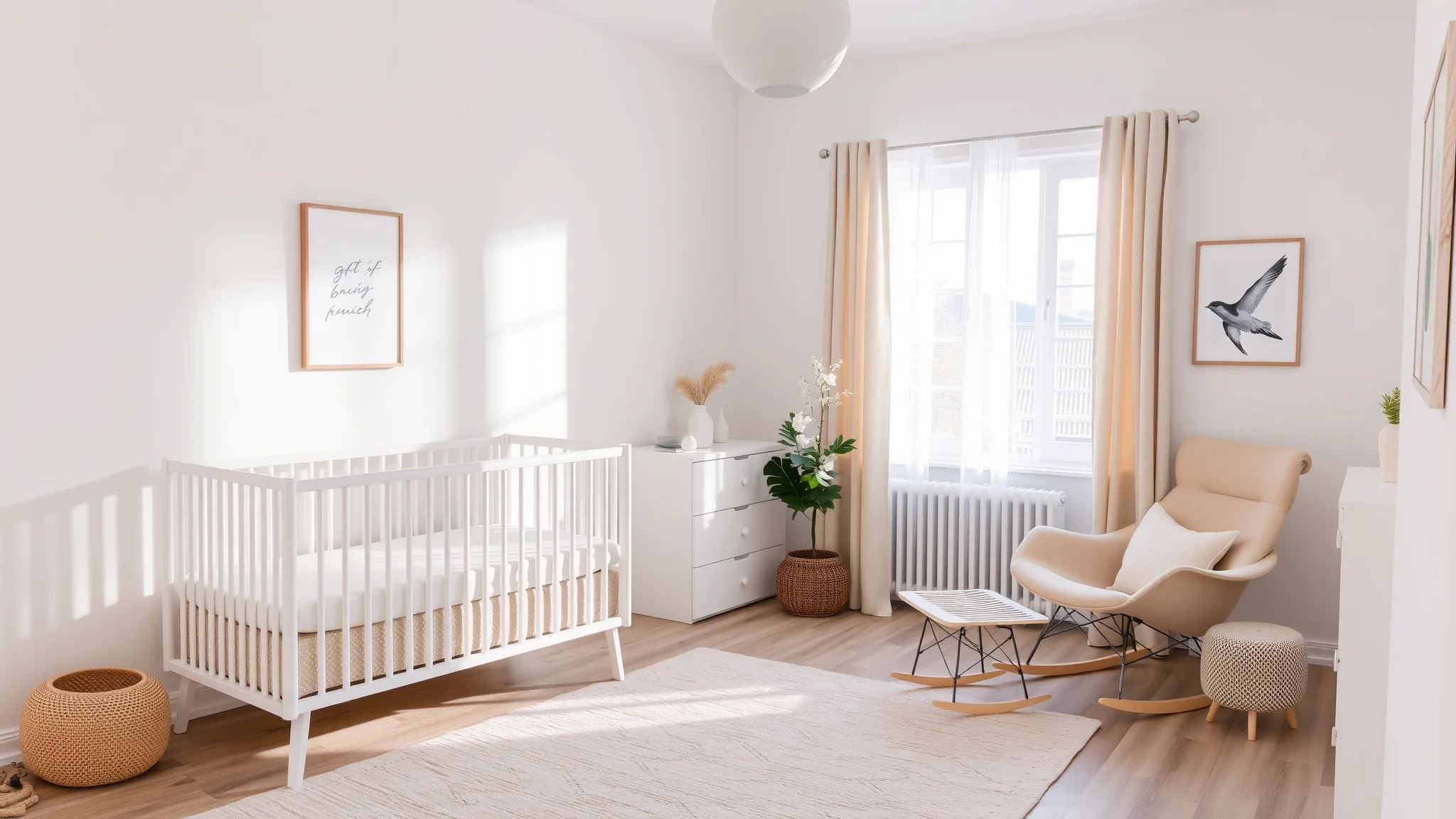 15 Minimalist Nursery Ideas for a Peaceful Baby Space