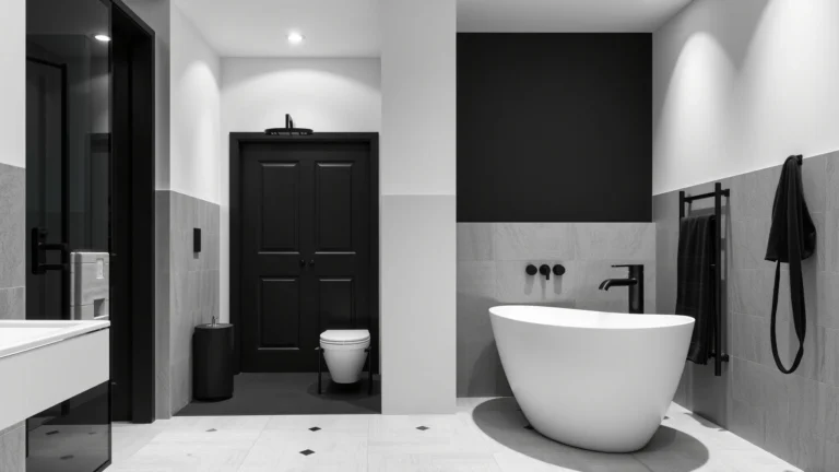 15 Monochrome Bathroom Ideas That Feel Sleek and Modern