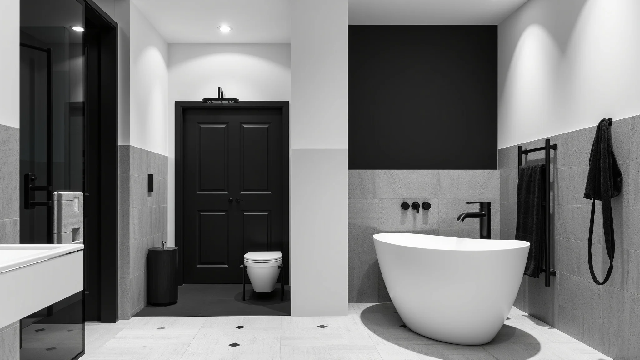 15 Monochrome Bathroom Ideas That Feel Sleek and Modern