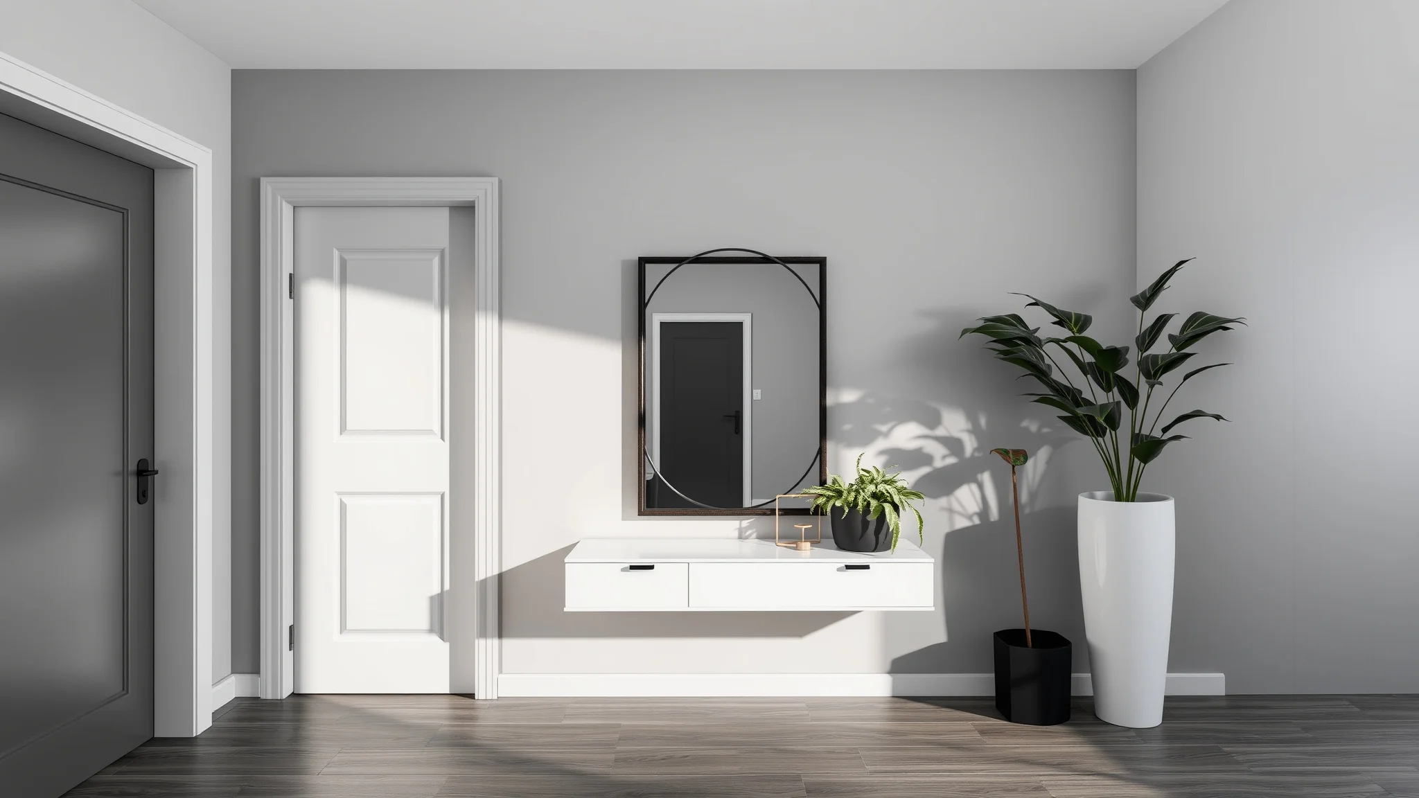 15 Monochrome Entryway Ideas for a Sleek First Impression