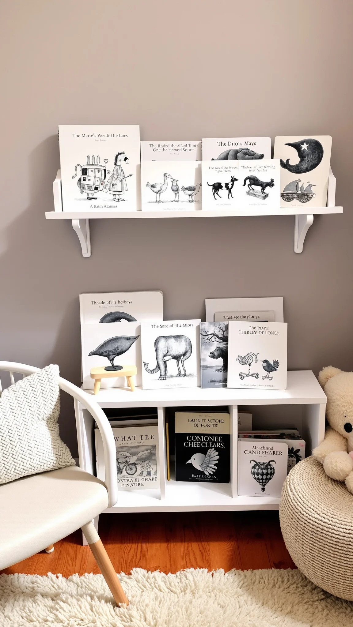 15. Monochrome Themed Books