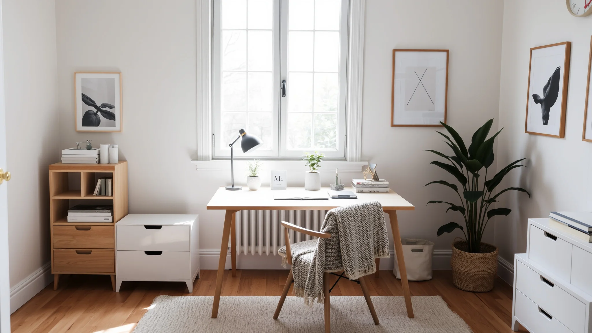 15 Scandi Office Ideas for a Calm Productive Workspace