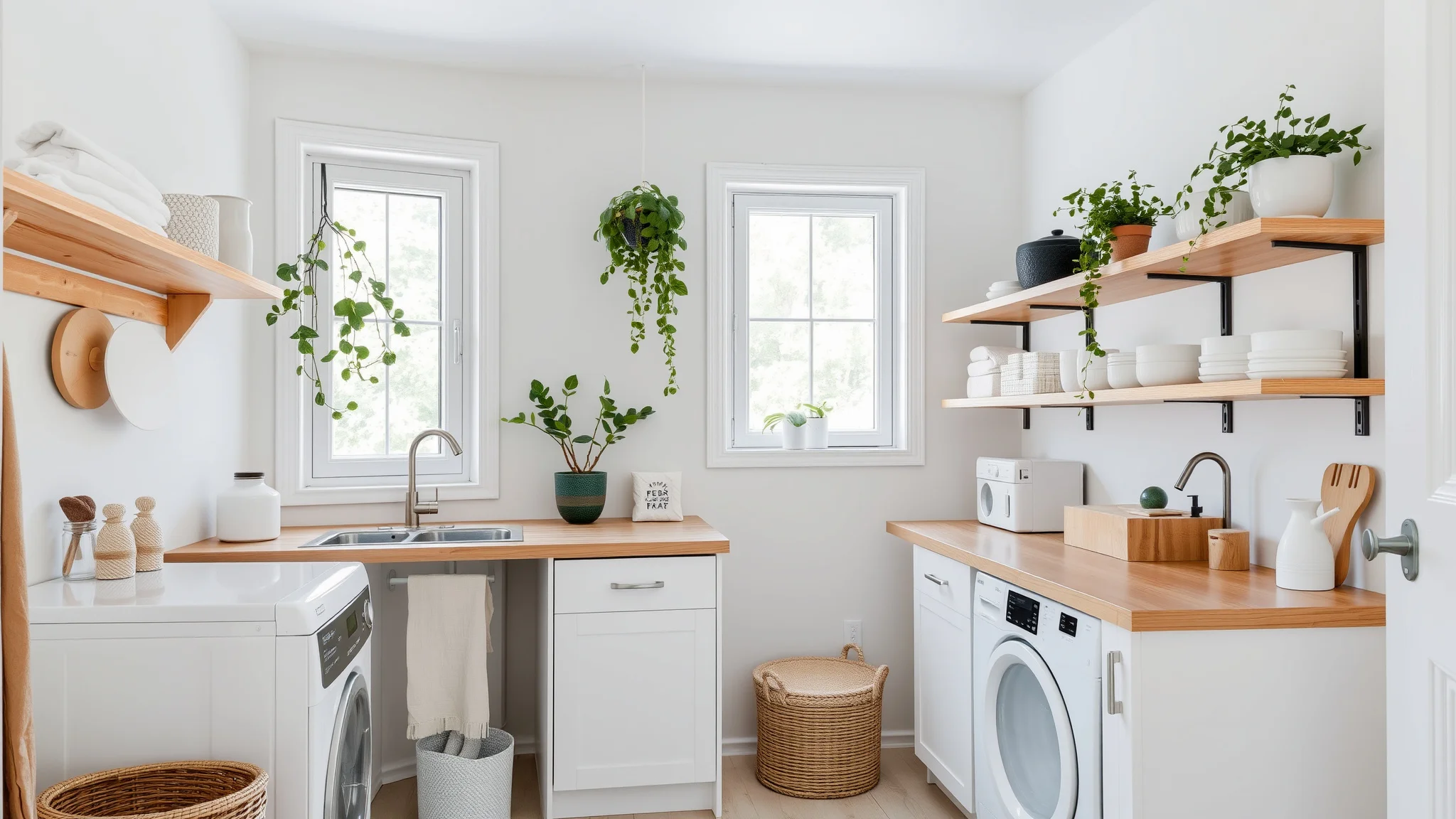 15 Scandi Utility Room Ideas That Maximize Every Inch