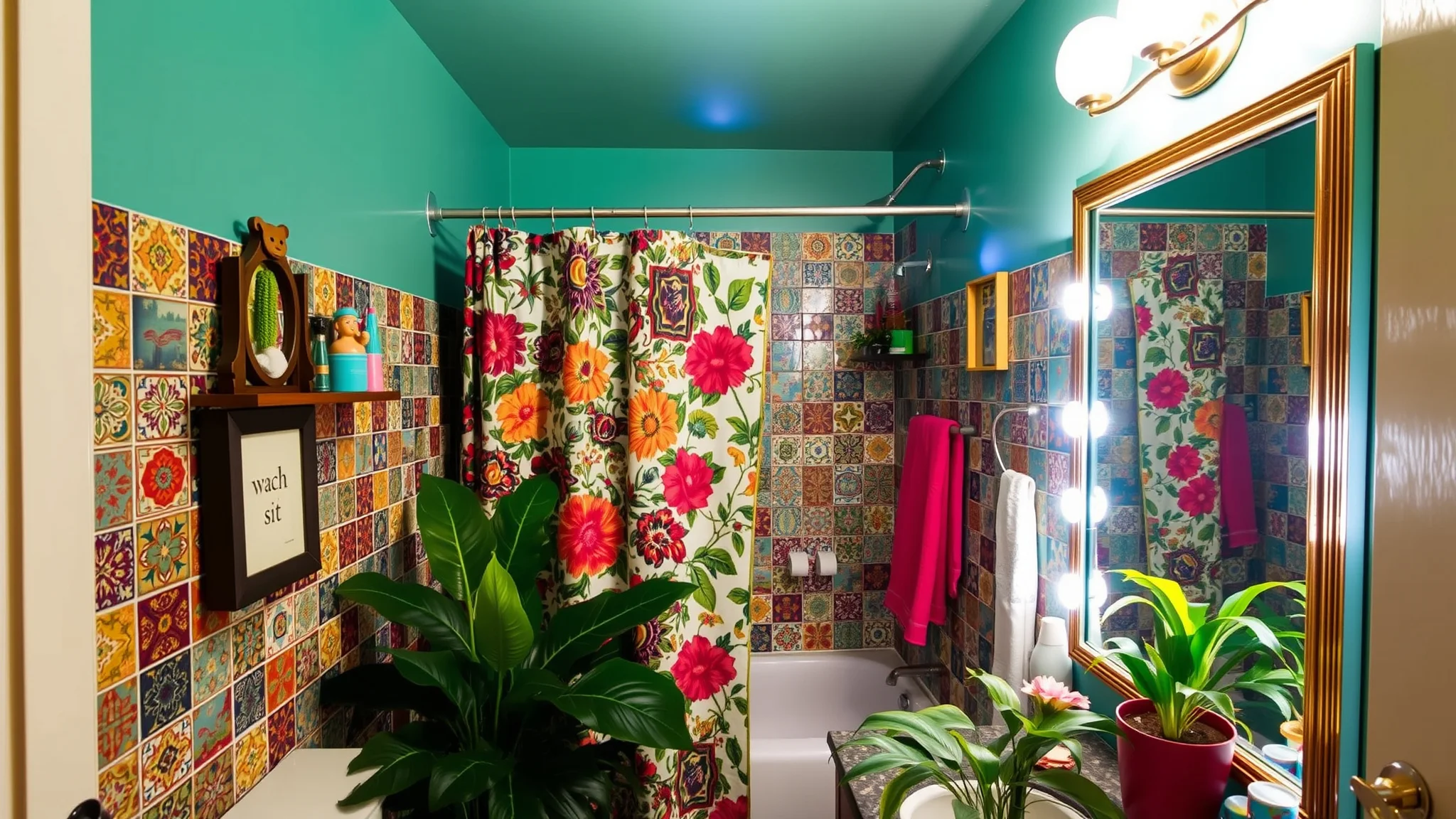 15 Small Maximalist Bathroom Ideas Full of Bold Style