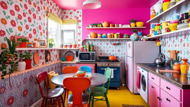 15 Small Maximalist Kitchen Ideas Packed With Personality