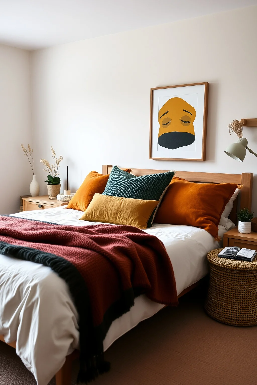 15. Warm Color Accents