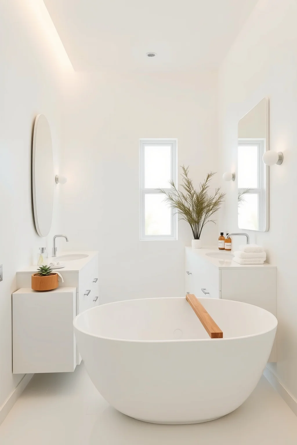 2. All-White Oasis