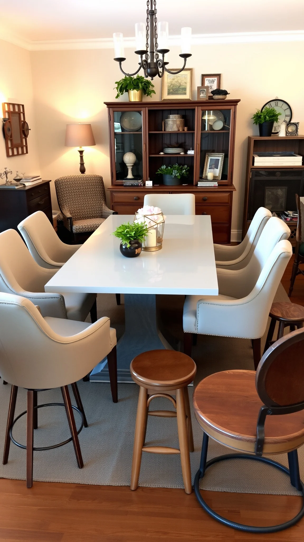 2. Eclectic Furniture Mix