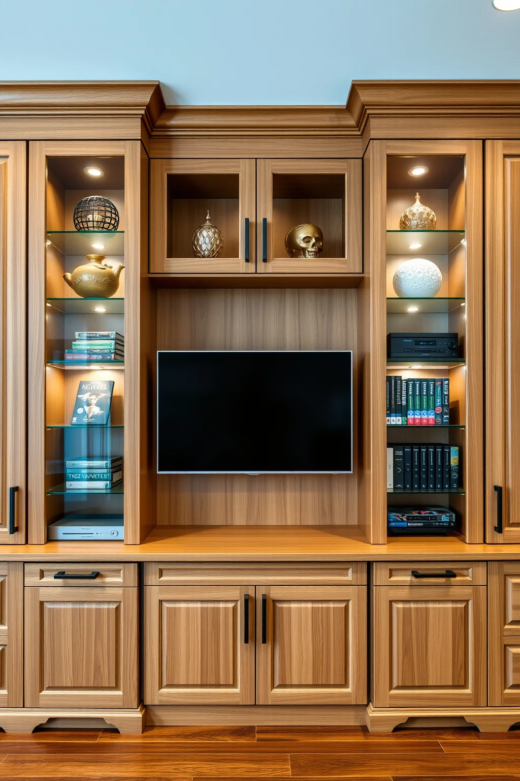 2. Elegant Built-In Cabinets