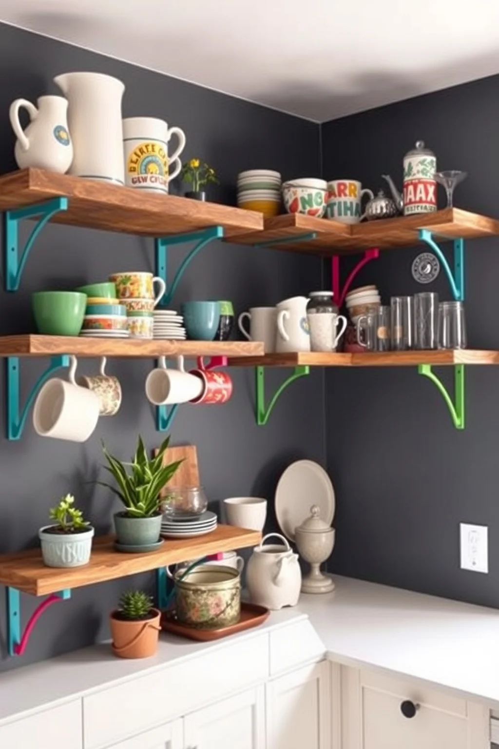 2. Mixed Material Shelving