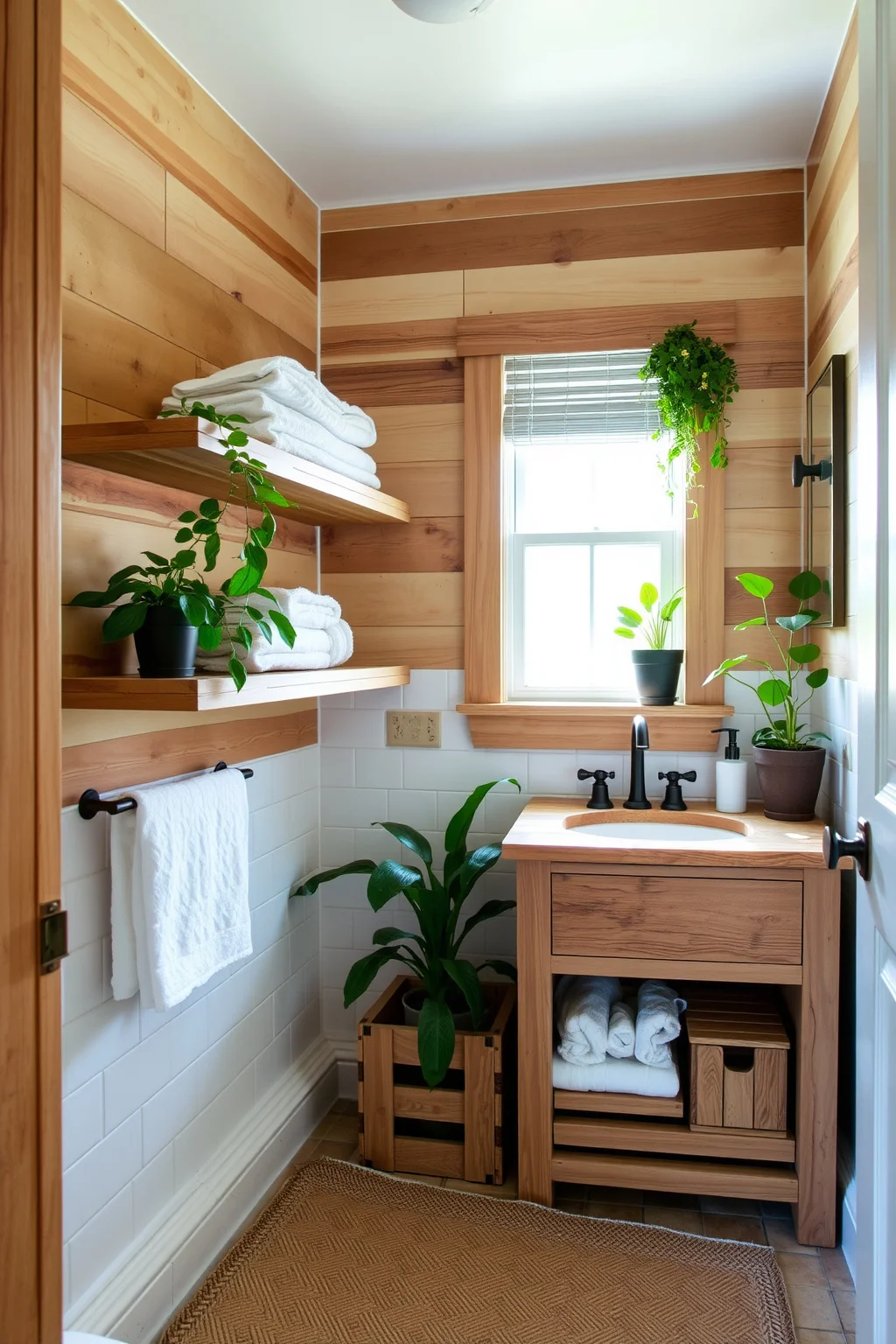2. Rustic Wood Accents