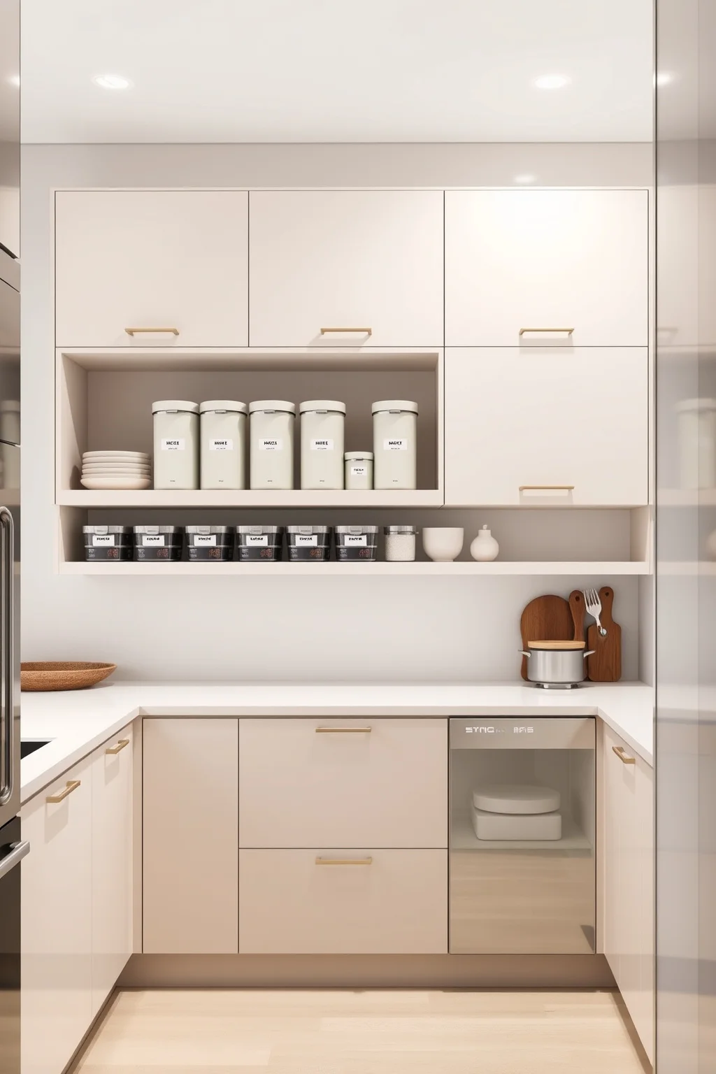 2. Streamlined Cabinetry